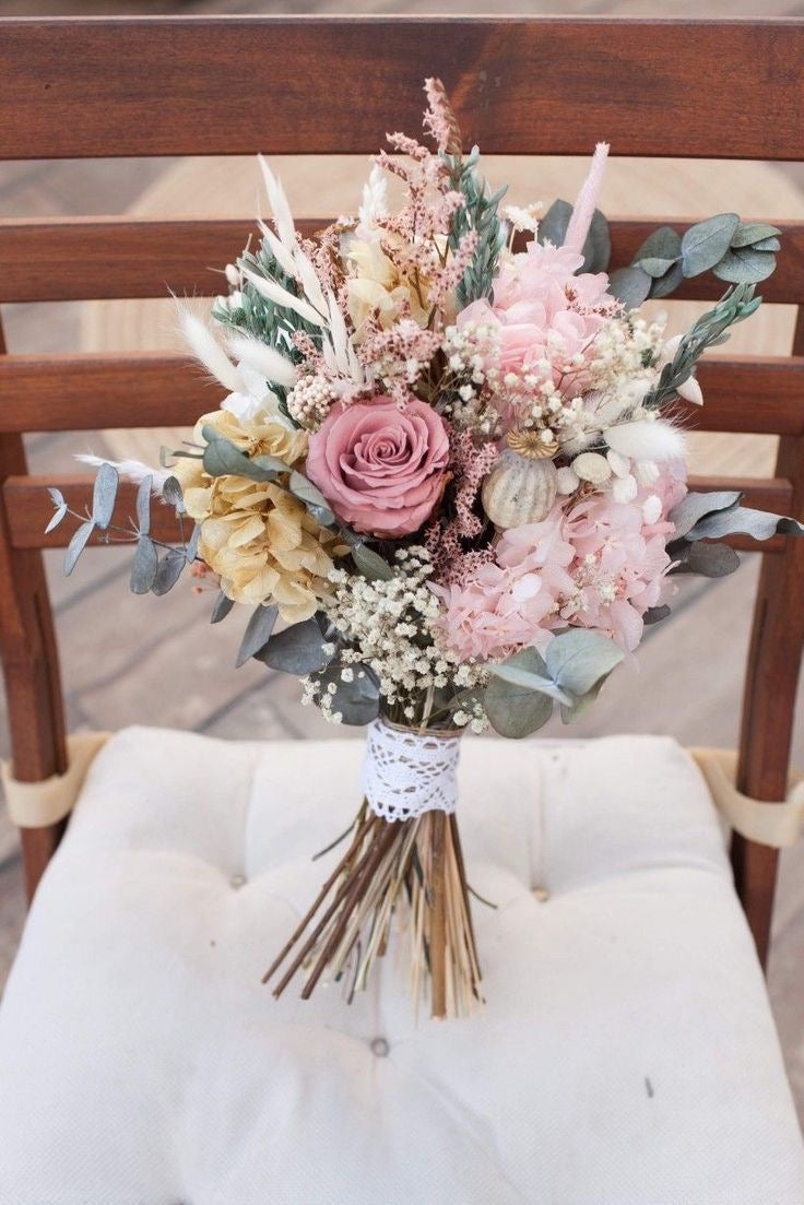 Ramo de Novia Personalizado con Flores Preservadas