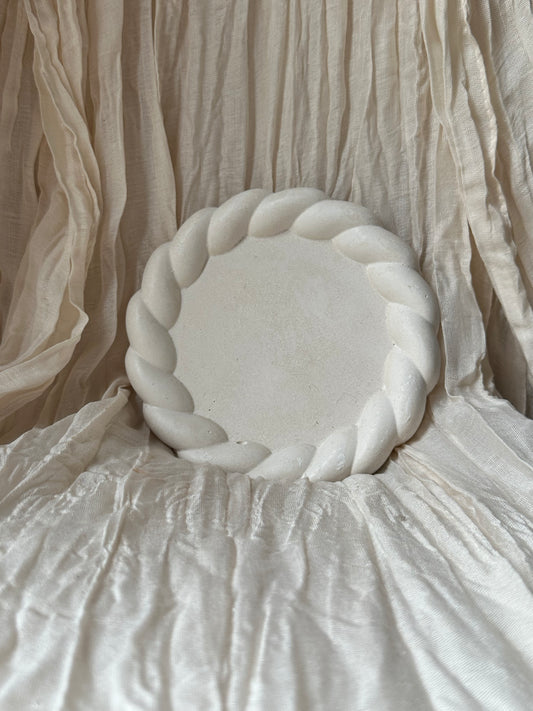 Plato decorativo redondo