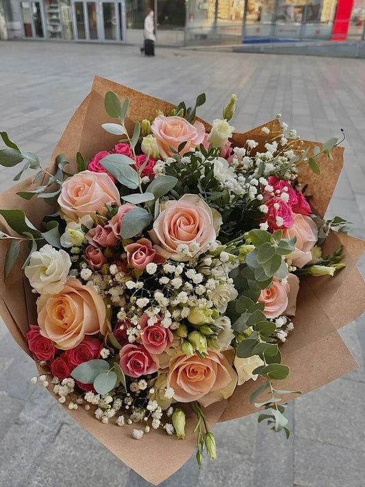Ramo de flores frescas personalizado