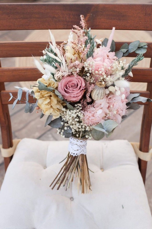 Ramo de Novia Personalizado con Flores Preservadas
