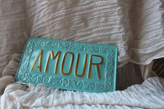 Placa ''Amour''