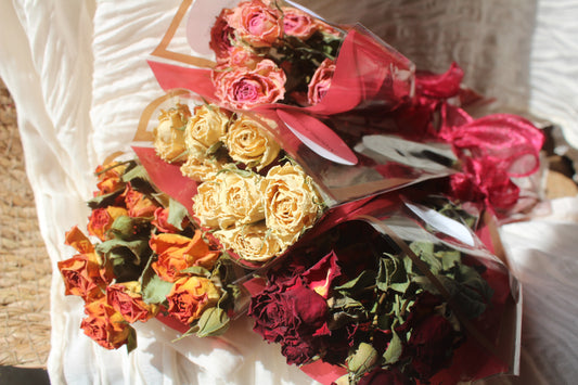 Mini rosas secas