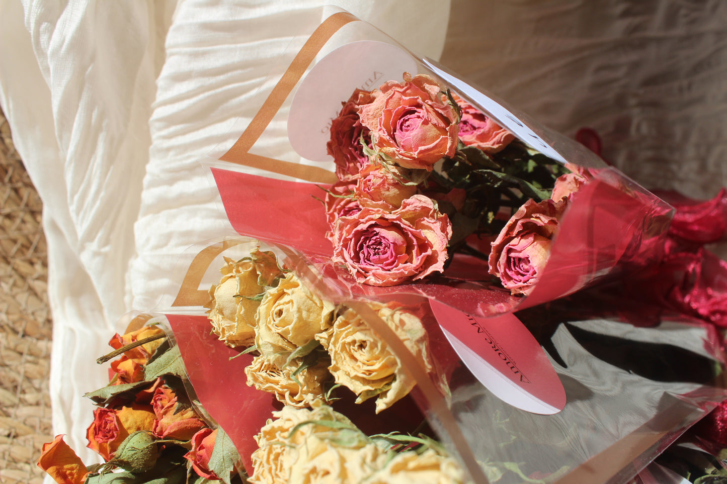 Mini rosas secas