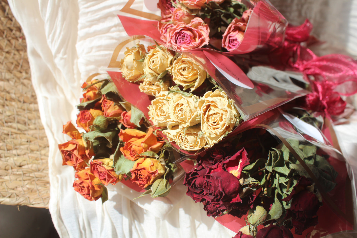 Mini rosas secas